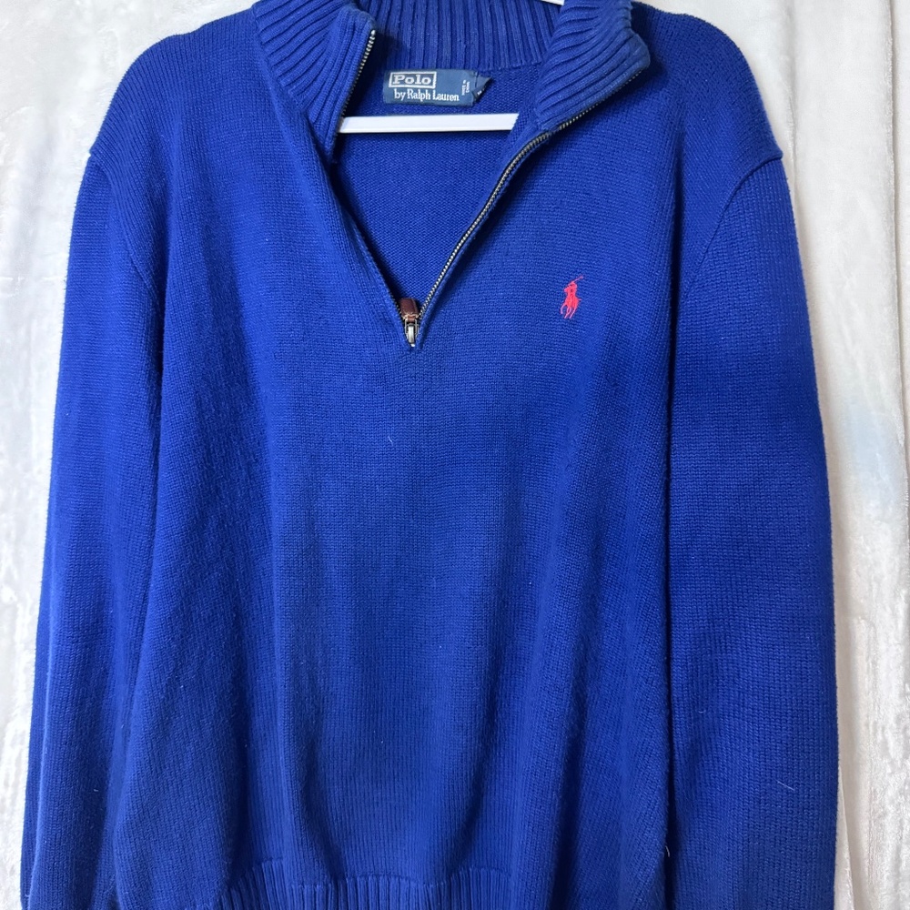 Polo Ralph Lauren pull over with zipper